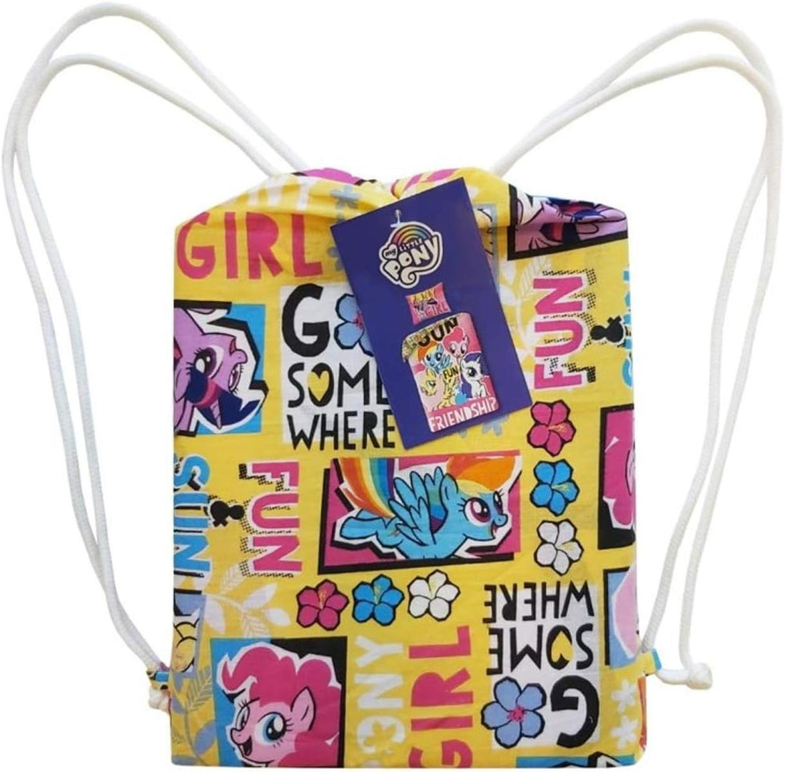 Halantex - MLP2003BL - My Little Pony Friendship Friendship Freundschaft mit wendbarer Tasche, Bettbezug und Kissenbezug, mehrfarbig, 100 % Baumwolle, 140 x 200 cm + 70 x 90 cm