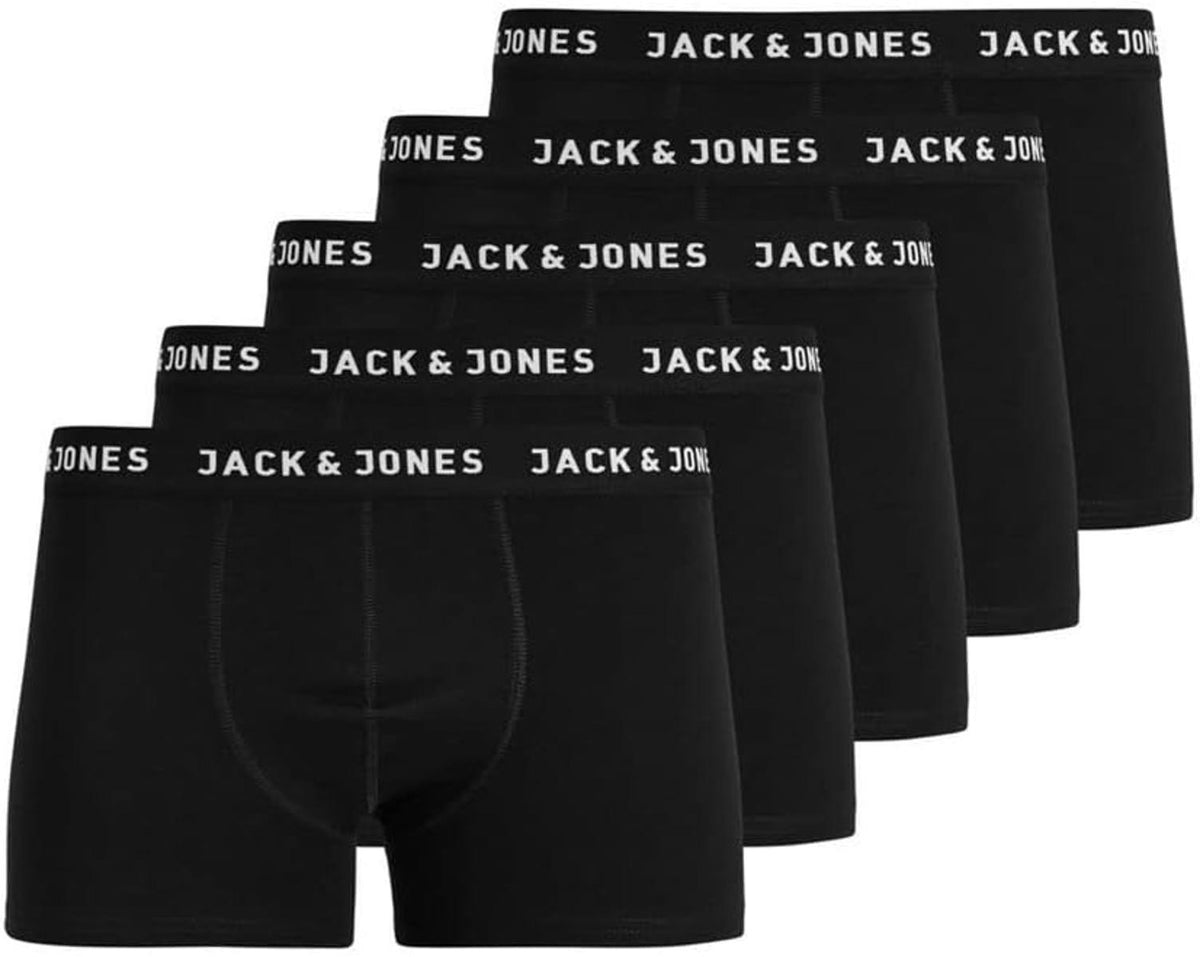 JACK & JONES Jungen Boxer Shorts Boxershorts 5er Pack Größe 152