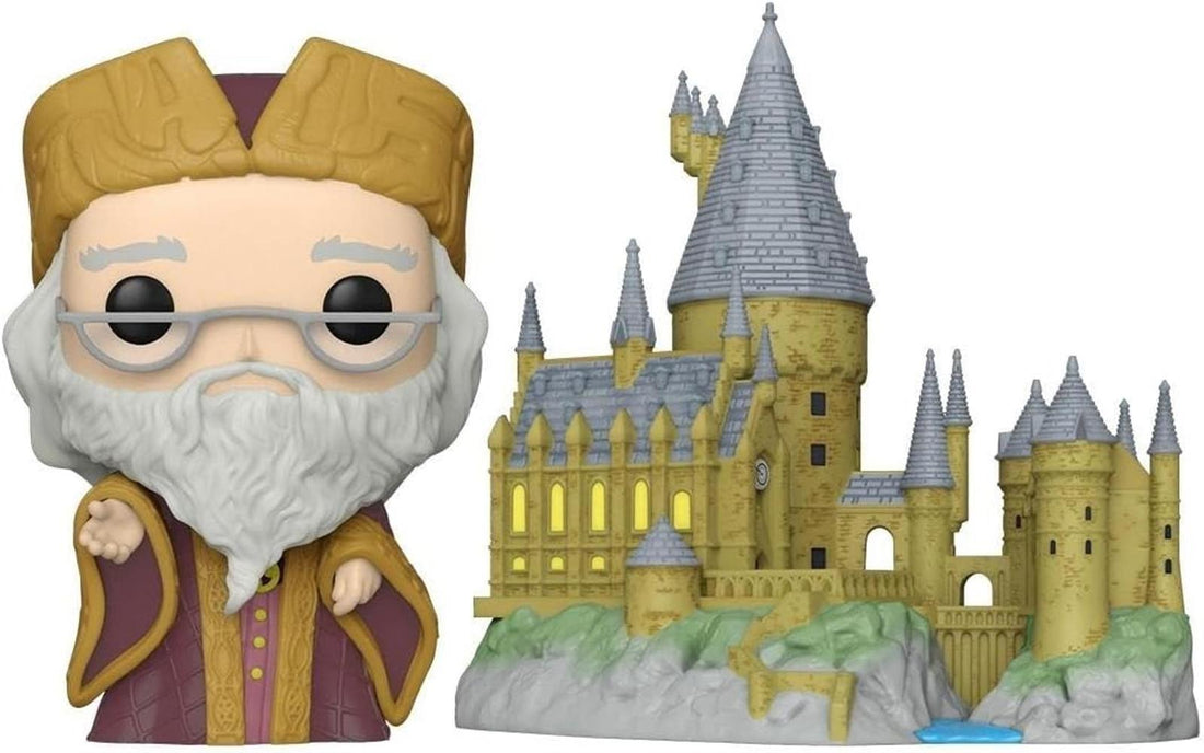 Funko Pop! Town: HP Anniversary - Albus Dumbledore mit Hogwarts - Harry Potter - Vinyl-Sammelfigur - Geschenkidee - Offizielle Handelswaren - Spielzeug Für Kinder und Erwachsene - Movies Fans
