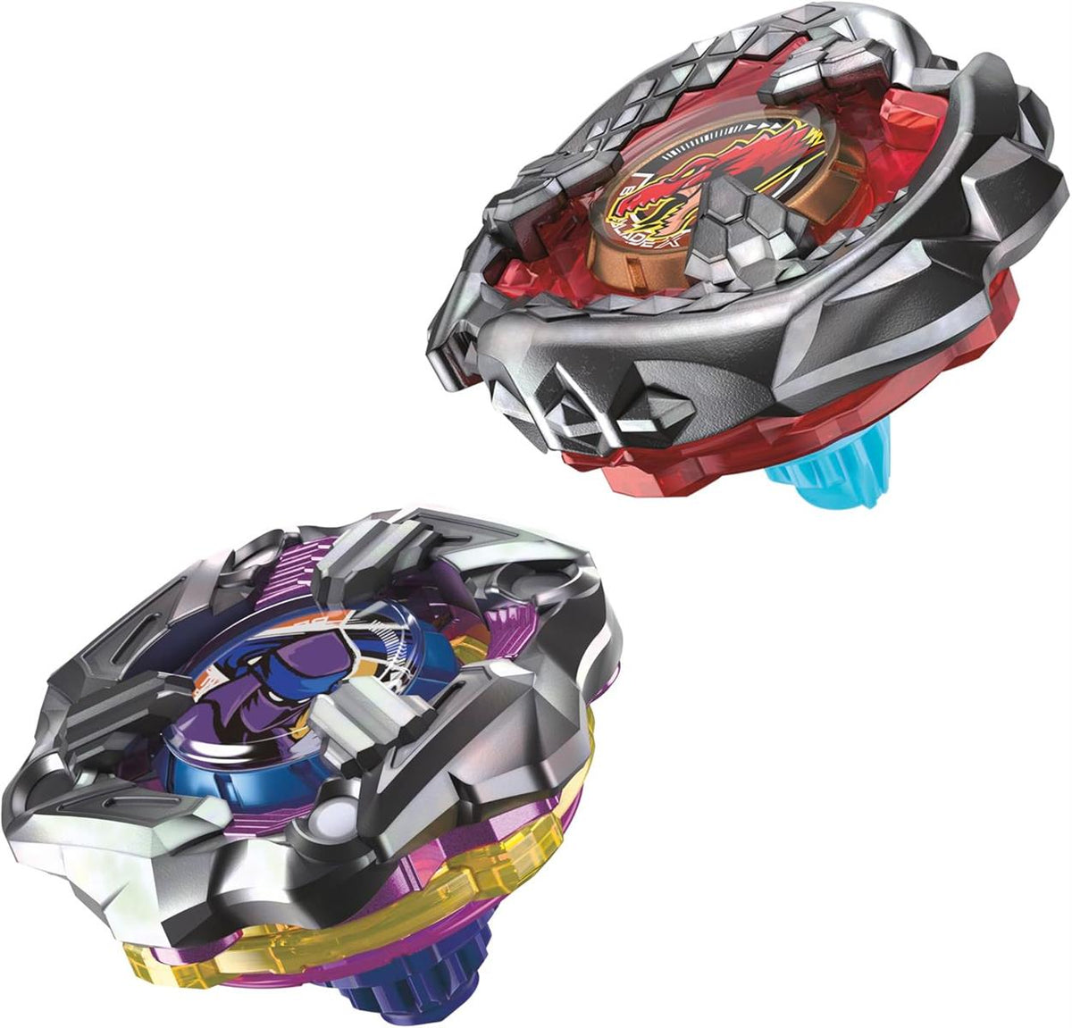 Hasbro Beyblade X Beat Tyranno 4-70Q & Knife Shinobi 4-80HN Dual Pack, Set