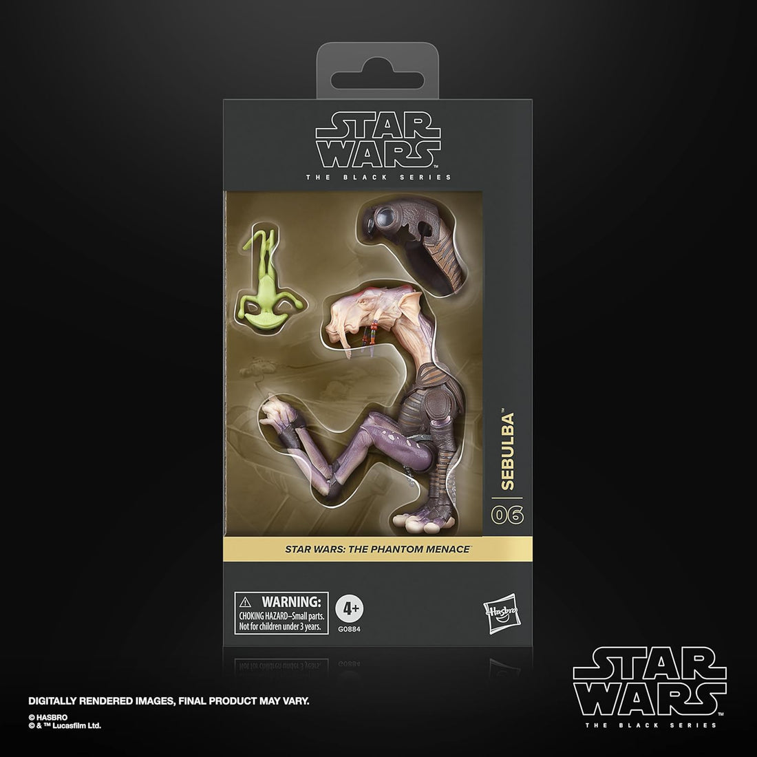 Star Wars The Black Series Sebulba, Star Wars: Die dunkle Bedrohung Premium Action-Figur zum Sammeln, 15 cm