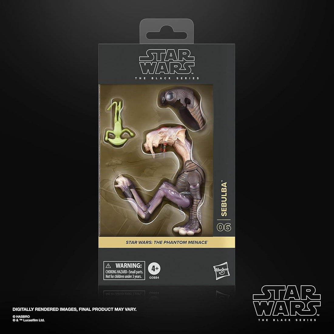 Star Wars The Black Series Sebulba, Star Wars: Die dunkle Bedrohung Premium Action-Figur zum Sammeln, 15 cm