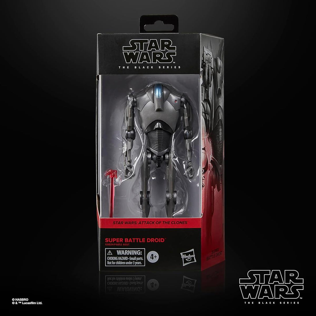 Star Wars The Black Series Super-Kampfdroide, Action-Figur Angriff der Klonkrieger (Skala 15 cm)