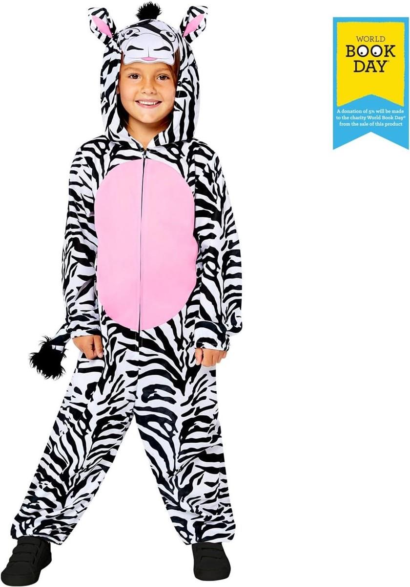 amscan gestreiftes Zebra Kostüm für Kinder 8-10 Jahre