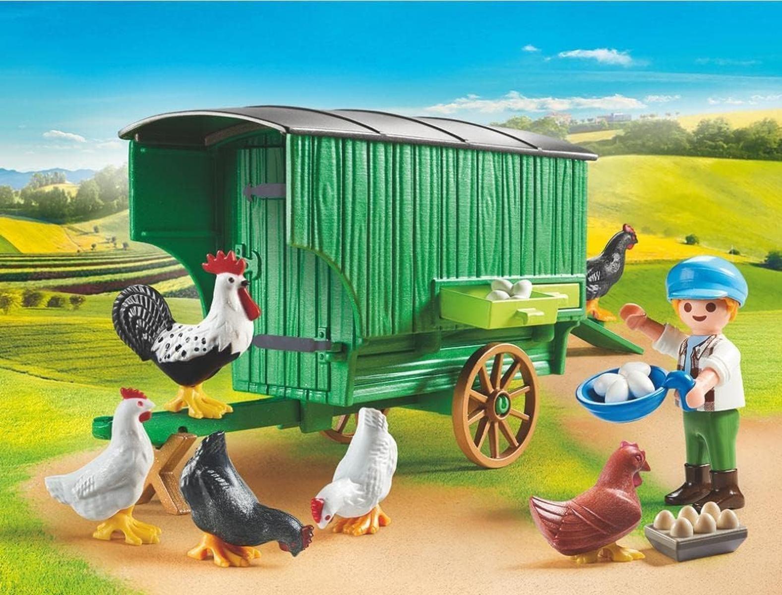 PLAYMOBIL Country 70138 Mobiles Hühnerhaus, Ab 4 Jahren