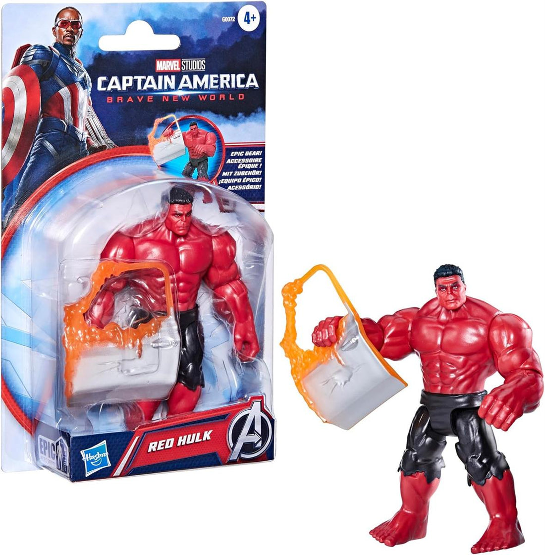 Marvel Avengers Epic Hero Series Captain America: Brave New World Red Hulk Figur