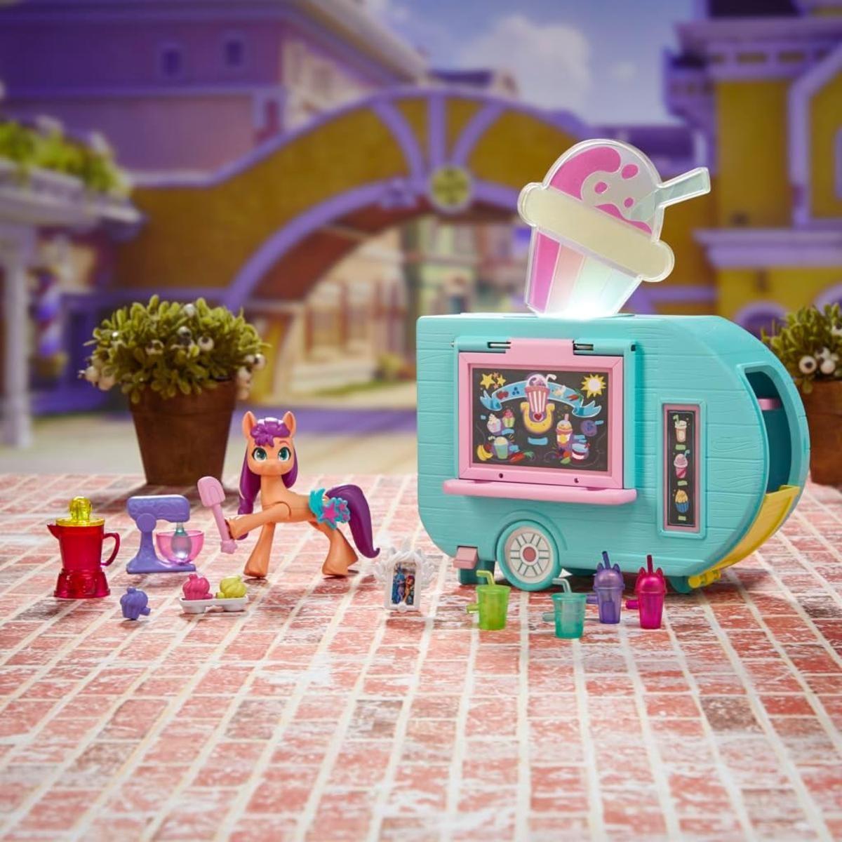 My Little Pony Spielzeug Sunny Starscout Smoothie Truck, kleine Hoof to Heart Ponyfigur
