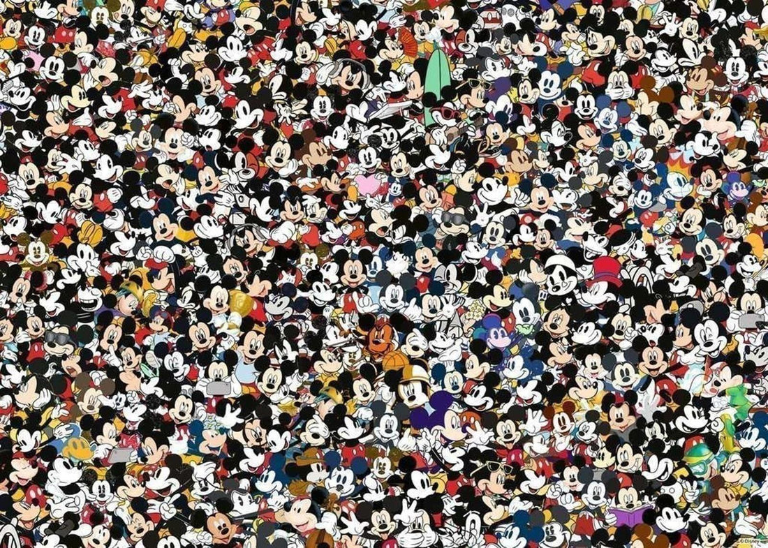 Ravensburger Puzzle 16744 - Mickey Challenge - 1000 Teile Disney Puzzle für Erwachsene und Kinder ab 14 Jahren