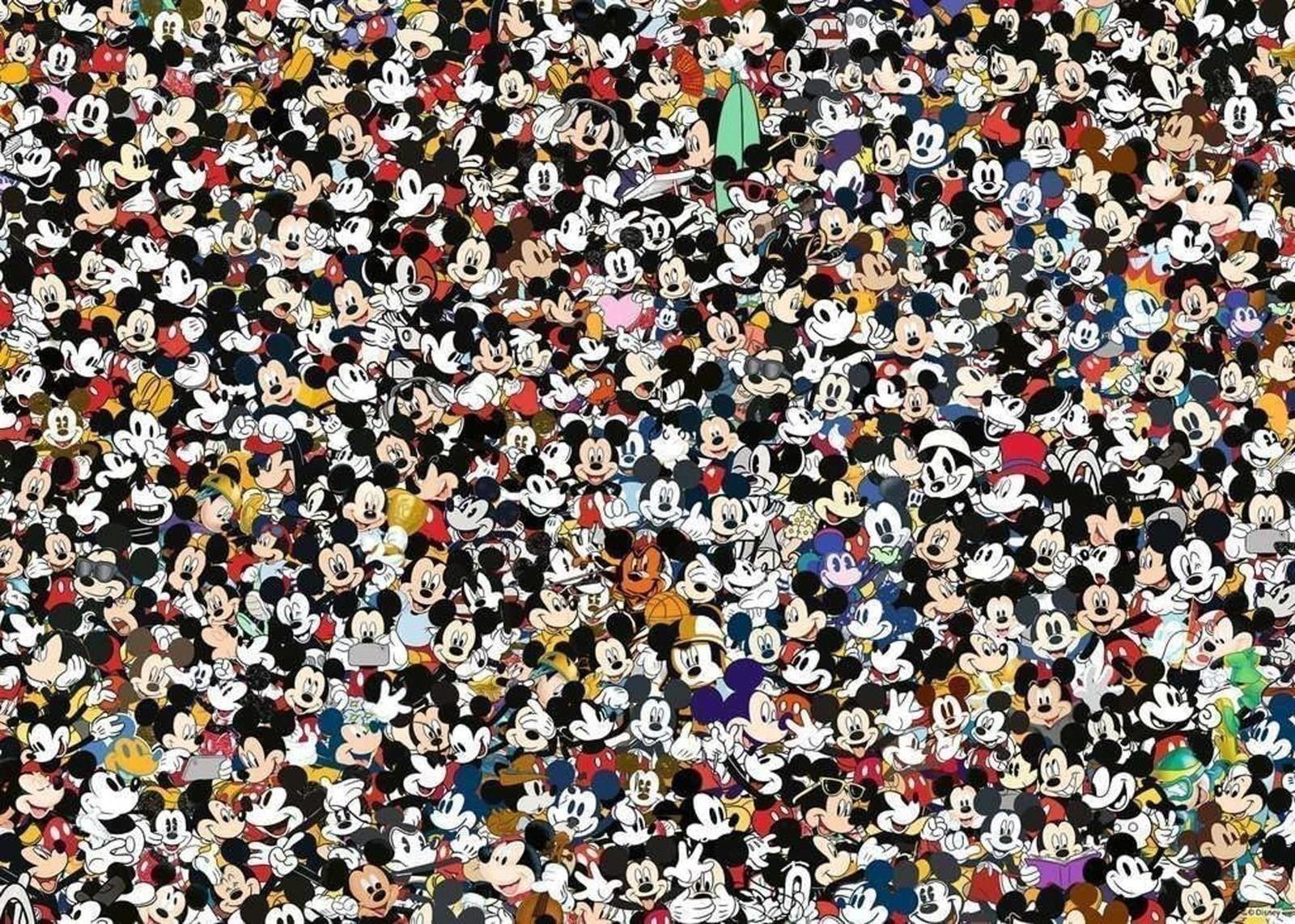Ravensburger Puzzle 16744 - Mickey Challenge - 1000 Teile Disney Puzzle für Erwachsene und Kinder ab 14 Jahren