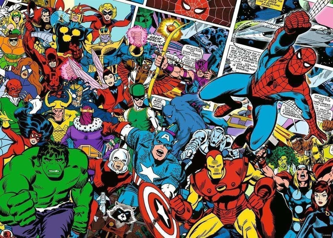 Ravensburger Puzzle 16562 - Marvel Challenge - 1000 Teile Puzzle für Erwachsene und Kinder ab 14 Jahren