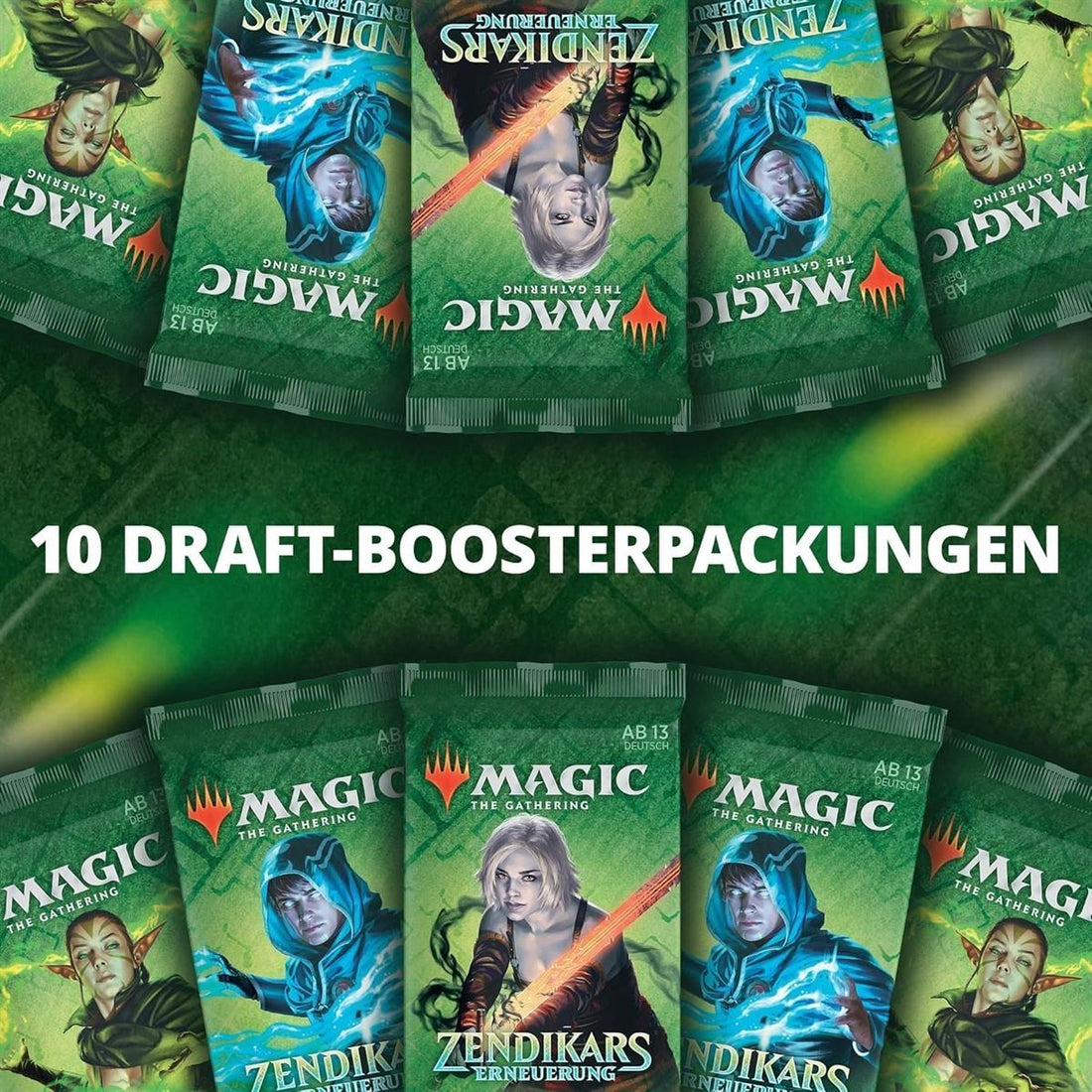 Magic: The Gathering Zendikars Erneuerung Bundle 10 Boosterpackungen Deutsch