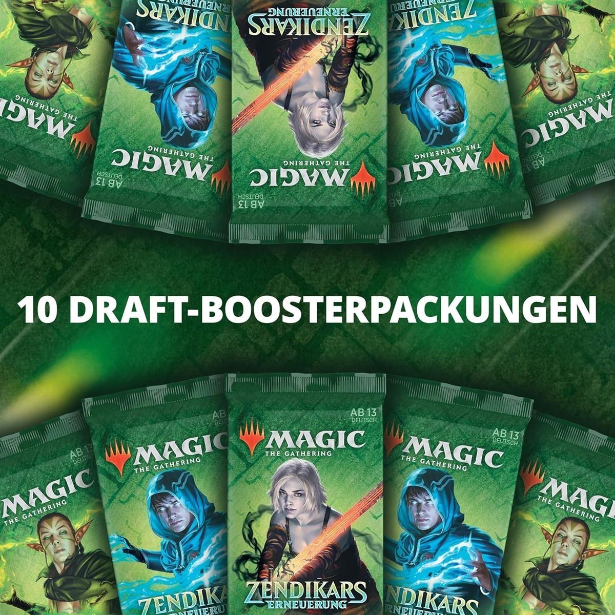 Magic: The Gathering Zendikars Erneuerung Bundle 10 Boosterpackungen Deutsch