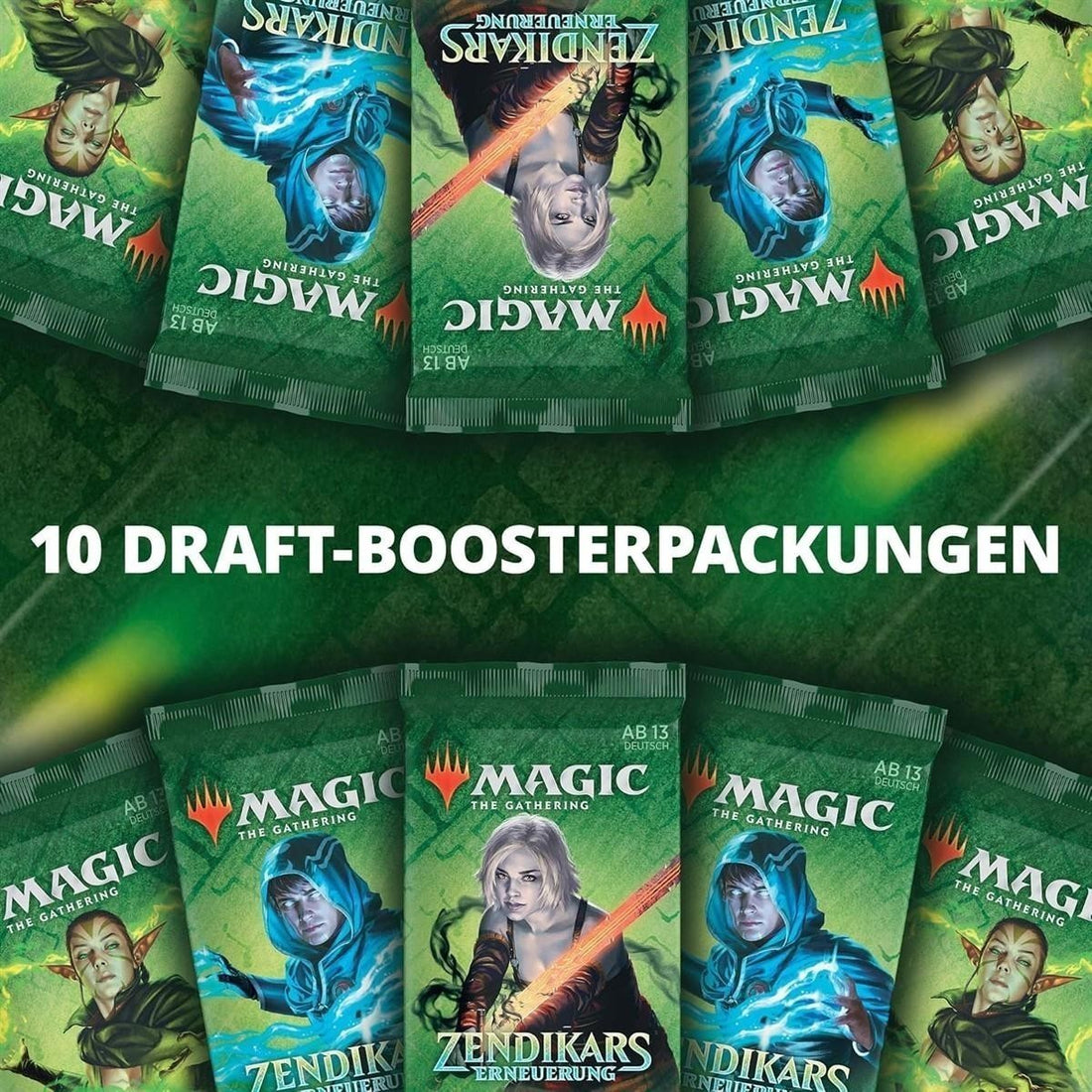 Magic: The Gathering Zendikars Erneuerung Bundle 10 Boosterpackungen Deutsch