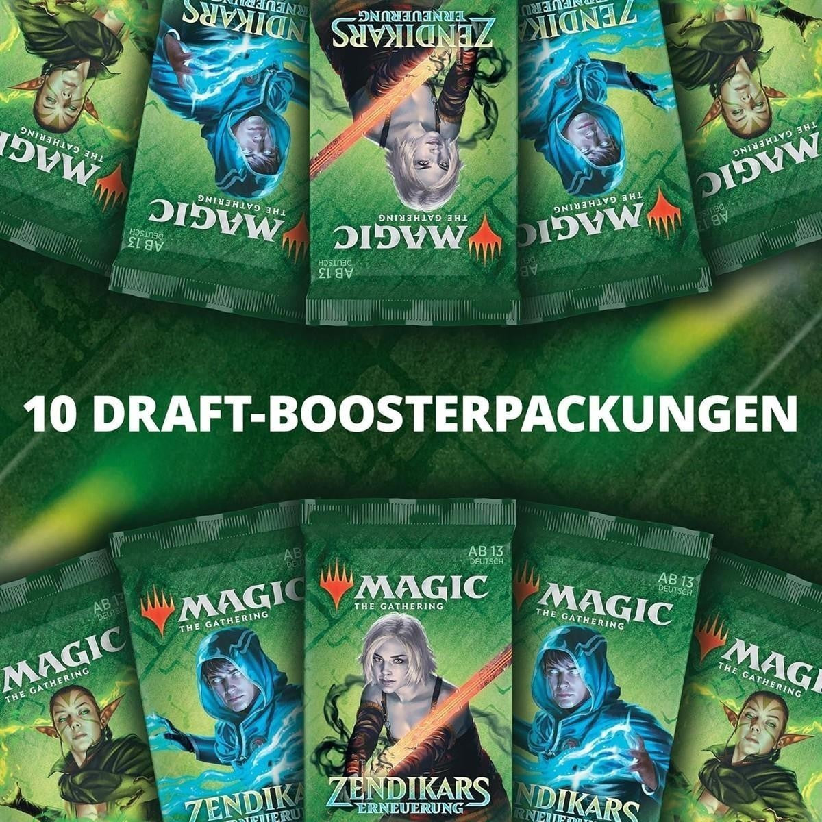 Magic: The Gathering Zendikars Erneuerung Bundle 10 Boosterpackungen Deutsch