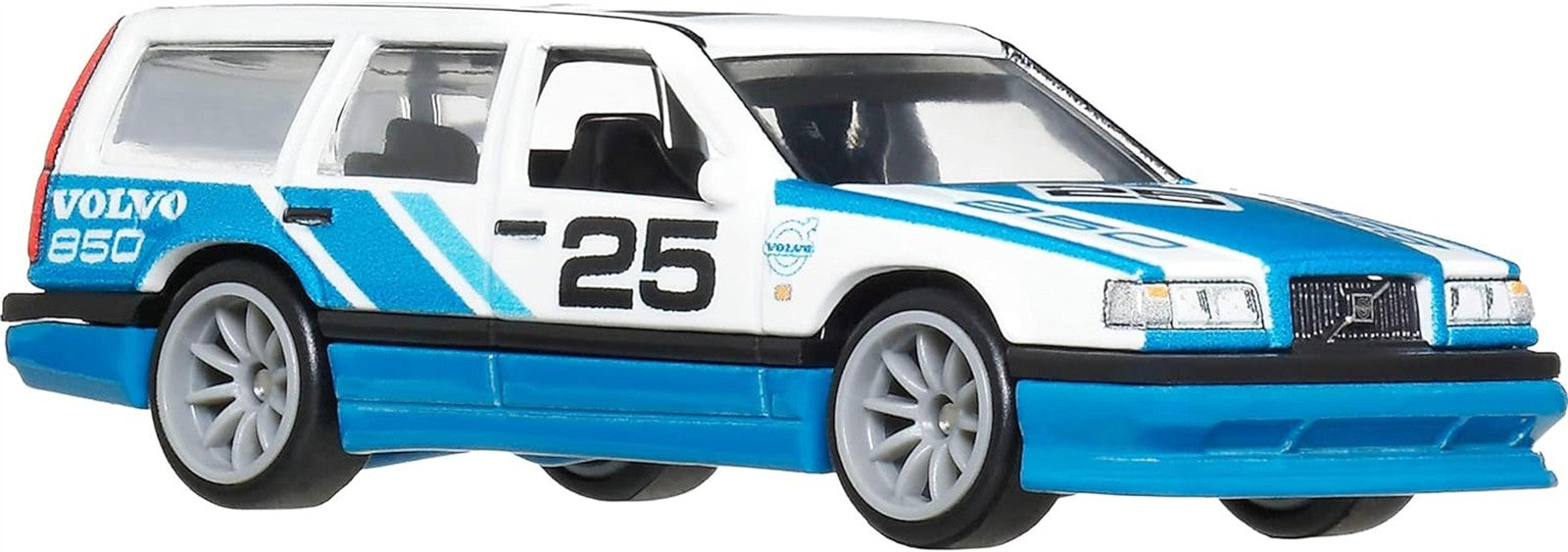Hot Wheels Premium Car Culture Spielzeugauto im Maßstab 1:64 Druckguss Volvo 850 Kombi Fast Wagons Fahrzeug mit echten Riders Reifen