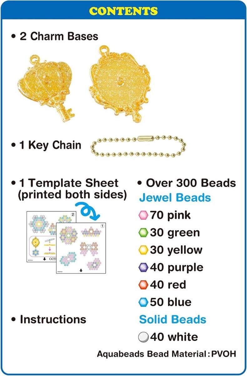 Aquabeads 31038 Elegant Charm set - Bastelset Themen Nachfüllset