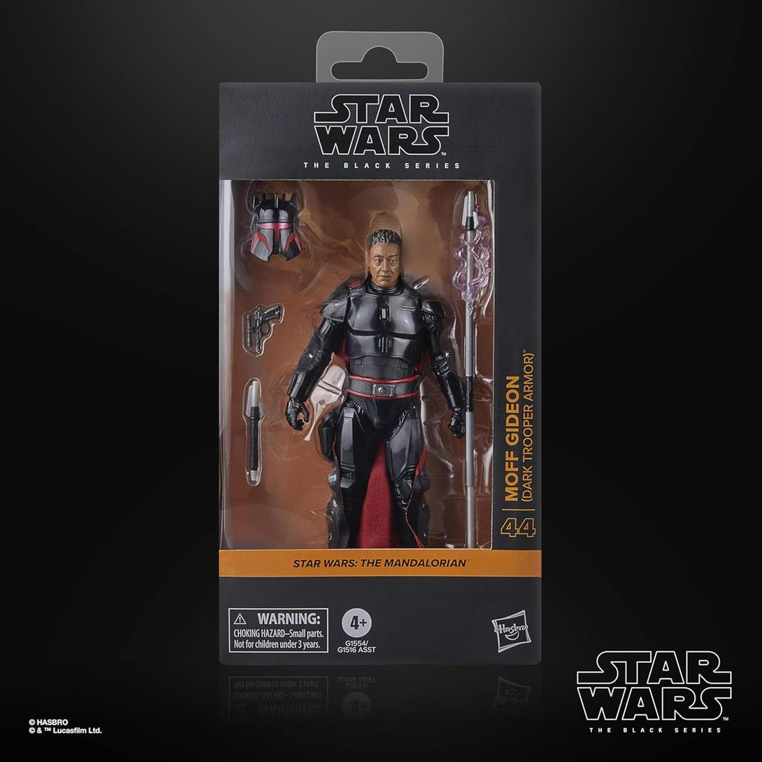 Star Wars The Black Series Moff Gideon (Dunkeltruppler Rüstung), Star Wars: The Mandalorian Premium Action-Figur zum Sammeln (15 cm)