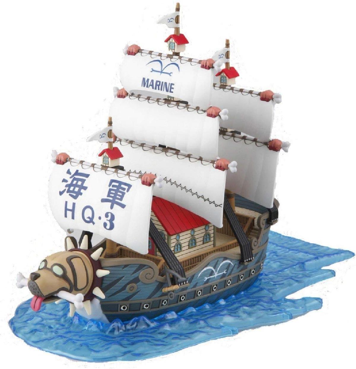 BANDAI SPIRITS Original S.W.A.T. Terminal One Piece Grand Ship Coll GARP Ship Merchandising Officiale