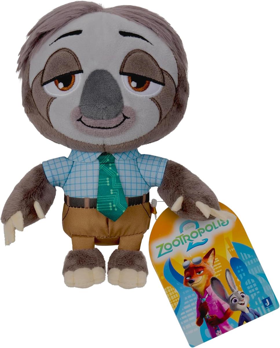 Disneys Zootopia 2 20 cm Plüsch-Flash – Plüschtier-Filmspielzeug für Kinder und Sammler – Geeignet für Kinder ab 3 Jahren