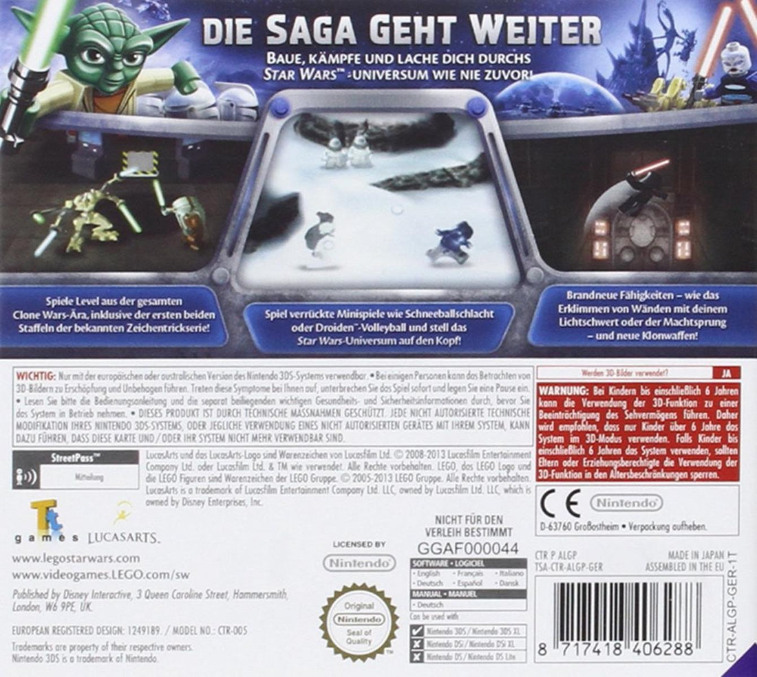 Nintendo 3DS LEGO Star Wars III: The Clone Wars