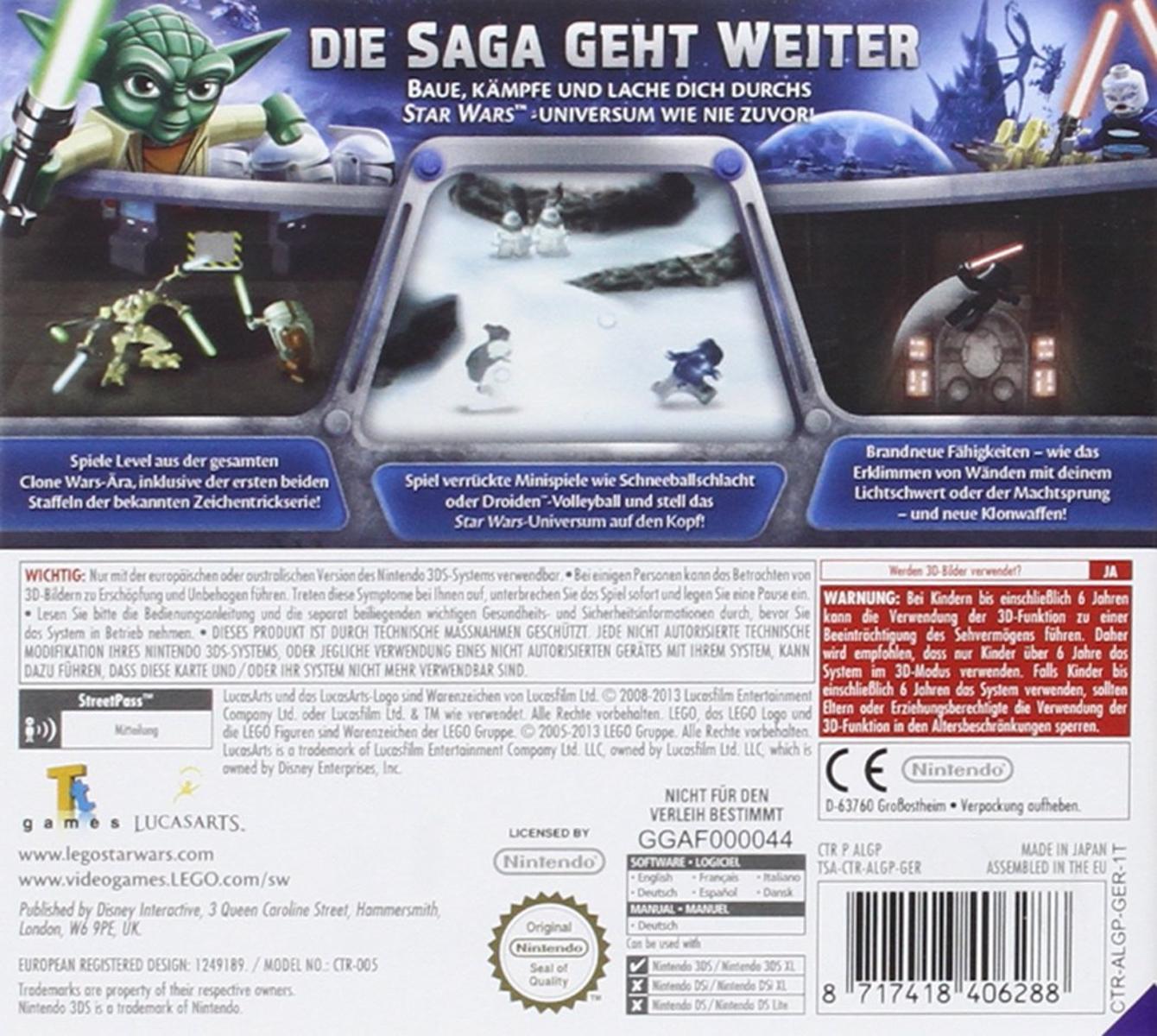 Nintendo 3DS LEGO Star Wars III: The Clone Wars