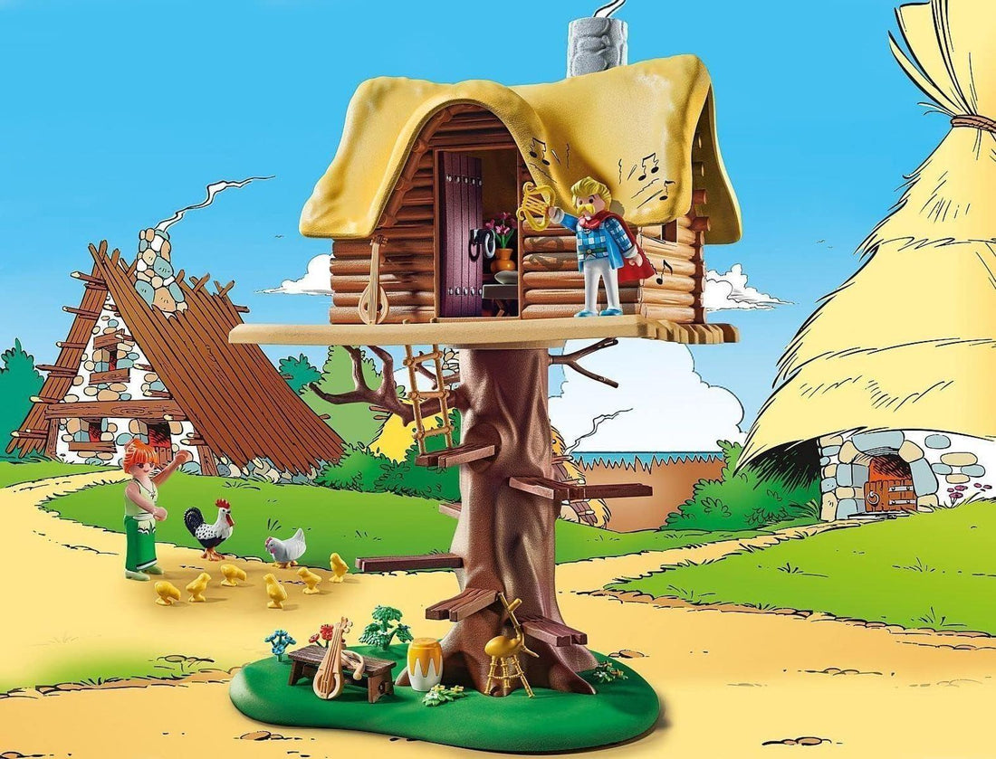 PLAYMOBIL Asterix 71016 Troubadix mit Baumhaus