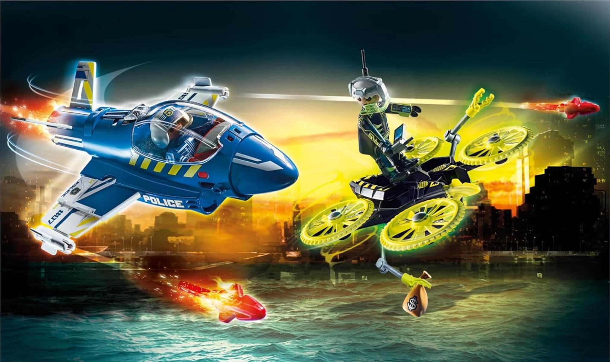 PLAYMOBIL City Action 70780 Polizei-Jet: Drohnen-Verfolgung