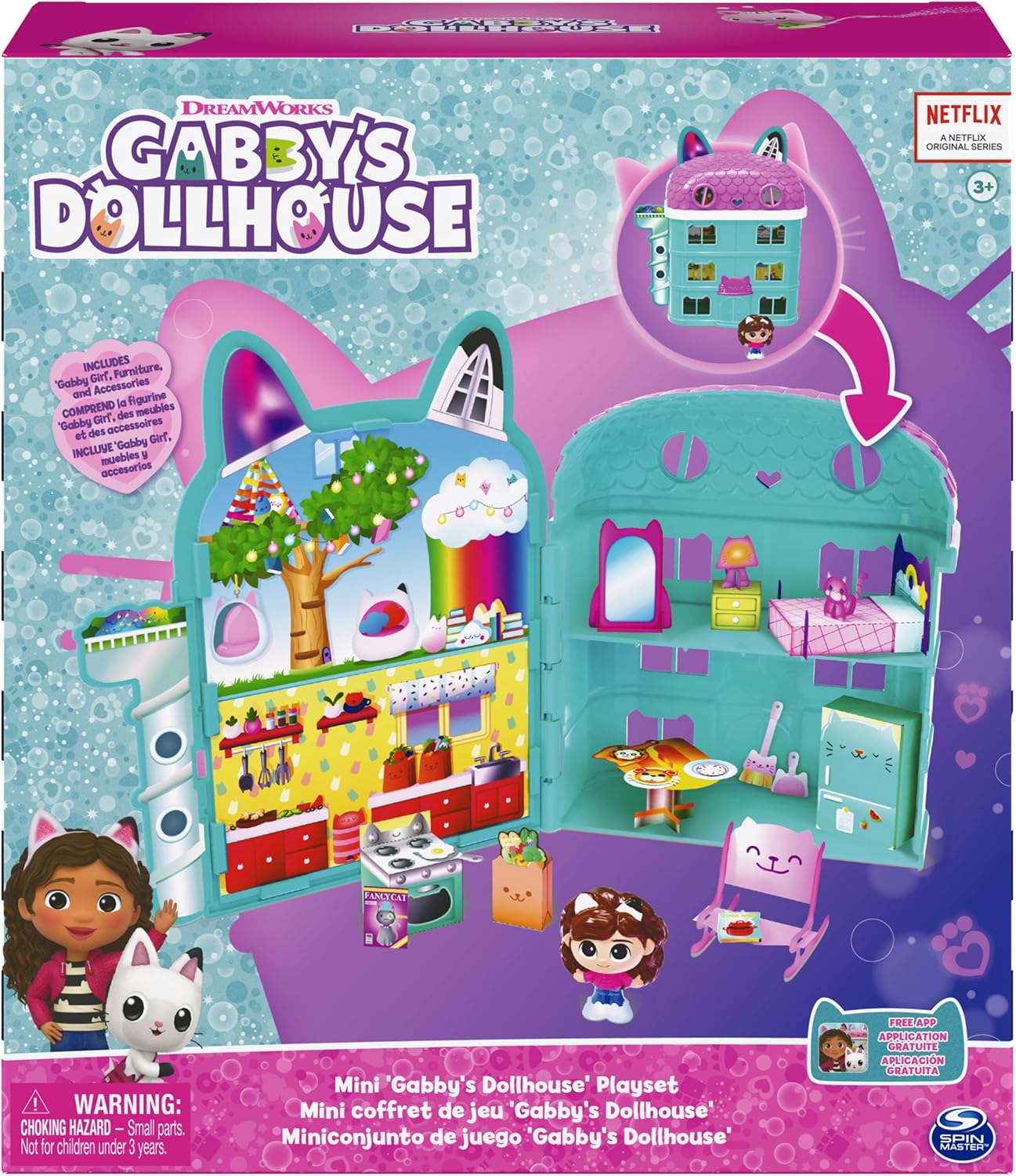 Gabby's Dollhouse Puppenhaus, Mehrfarbig, Ab 3 Jahren