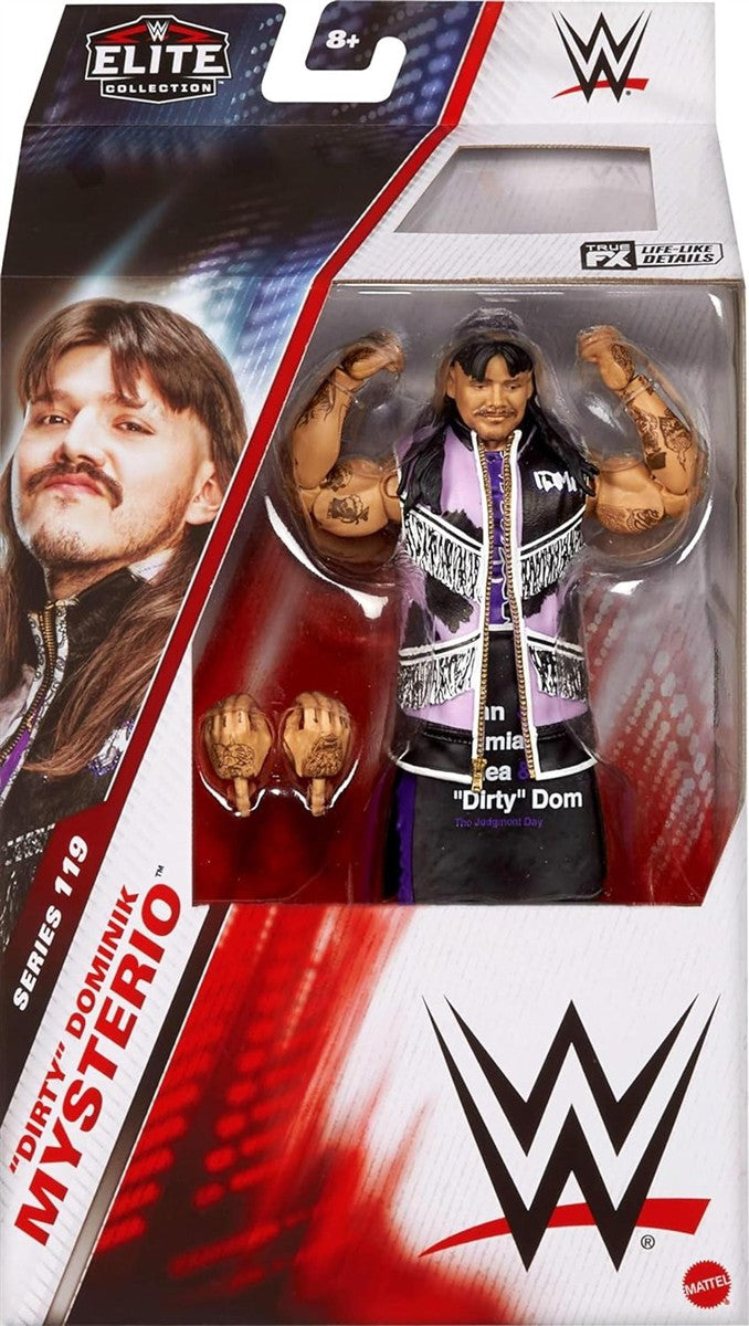 WWE Dirty Dominik Mysterio Mattel Elite-Kollektion Serie 119 Wrestling Actionfigur Spielzeug 2025