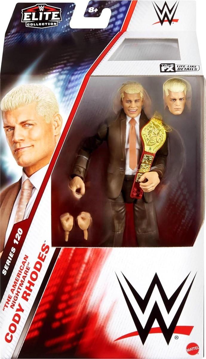 Mattel Mattel WWE Elite-Actionfiguren und Zubehörteile, ca. 15 cm große Superstar-Sammelfiguren mit 25 Bewegungspunkten und lebensechtem Aussehen (Stile können abweichen), JCJ31