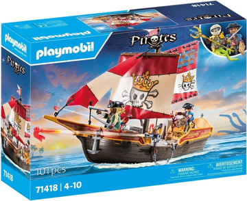 PLAYMOBIL Pirates 71418 Piratenschiff ab 4 Jahre