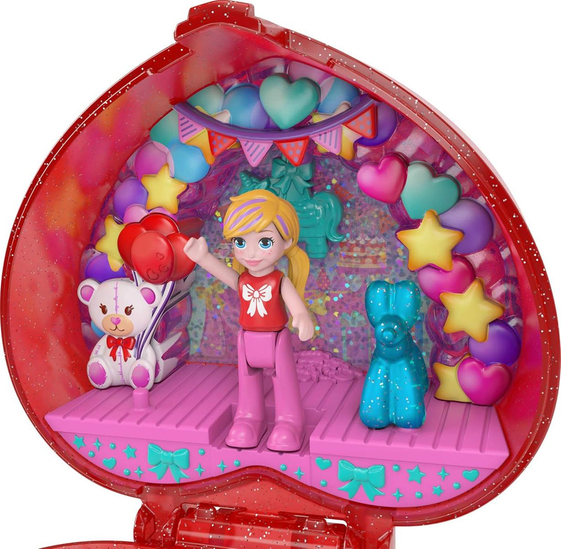 Polly Pocket Schatullen-Spielset Schmuckkästchen mit Puppe 4+ JGK21