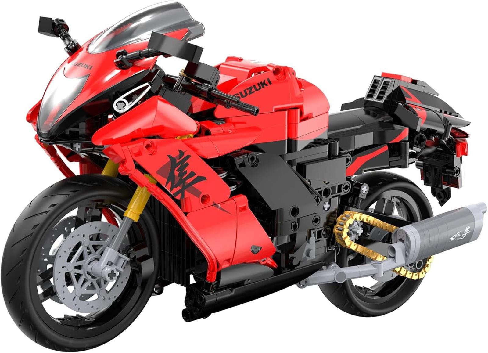 CADA Suzuki Hayabusa – 1043 Teile – Motorrad im Maßstab 1:6 – (DeQuBe 927DE64051)