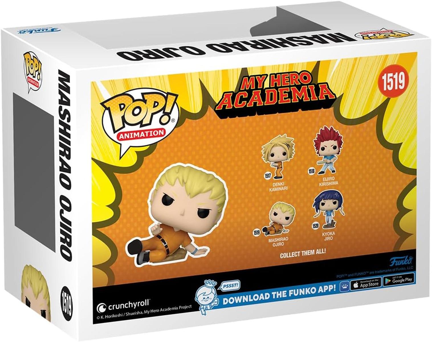 Funko POP! Animation: My Hero Academia (MHA) - Hero League Baseball - Mashirao Ojiro - Vinyl-Sammelfigur - Geschenkidee - Offizielle Handelswaren - Spielzeug Für Kinder und Erwachsene - Anime Fans