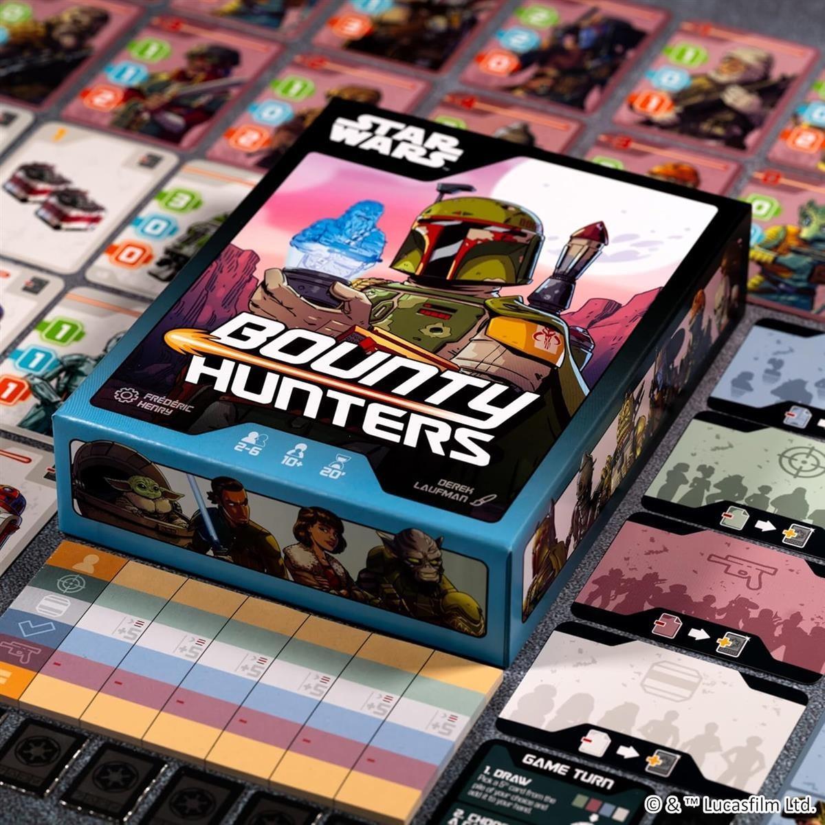 Zygomatic, Star Wars: Bounty Hunters, Familienspiel, Kartenspiel, 2-6 Spieler, Ab 10+ Jahren, 20 Minuten, Deutsch