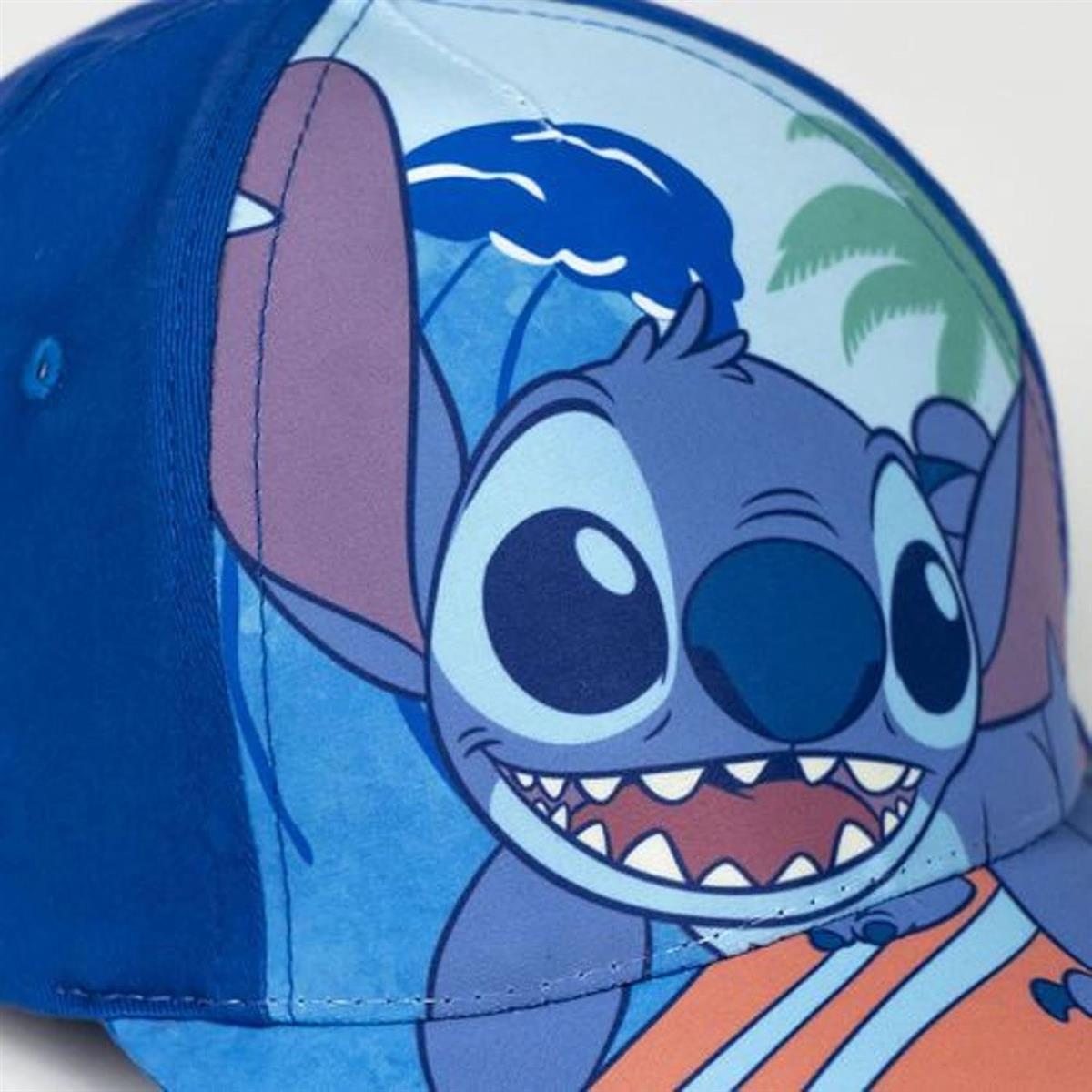 CERDÁ LIFE'S LITTLE MOMENTS Mädchen Kindermütze mit Stitch-Visier Blau Cap Einheitsgröße EU