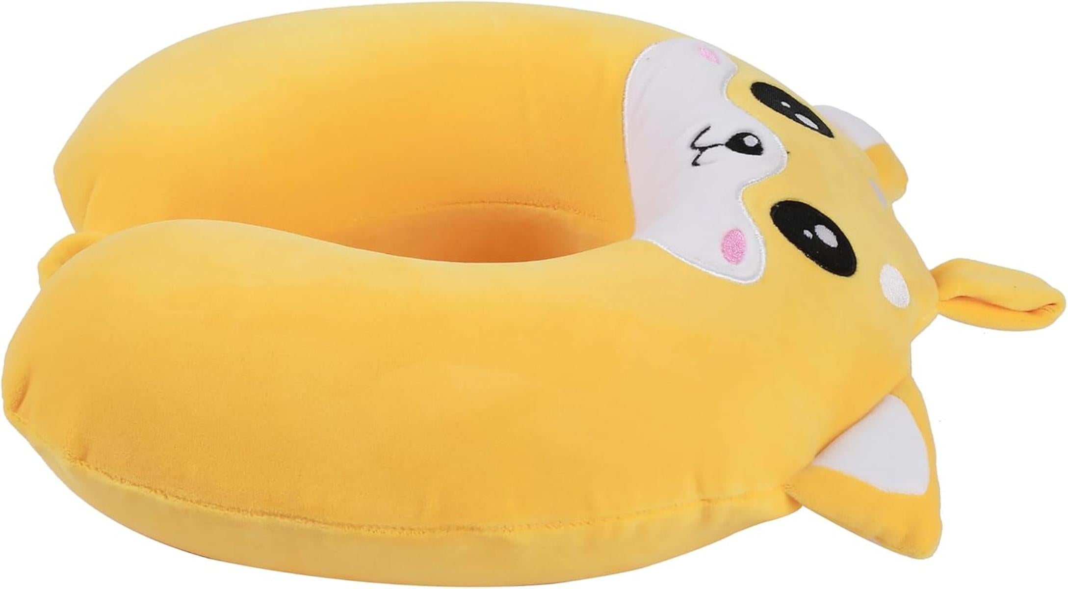 I-TOTAL® Reisekissen Nackenkissen weich für Nackenstützen Motiv Shiba