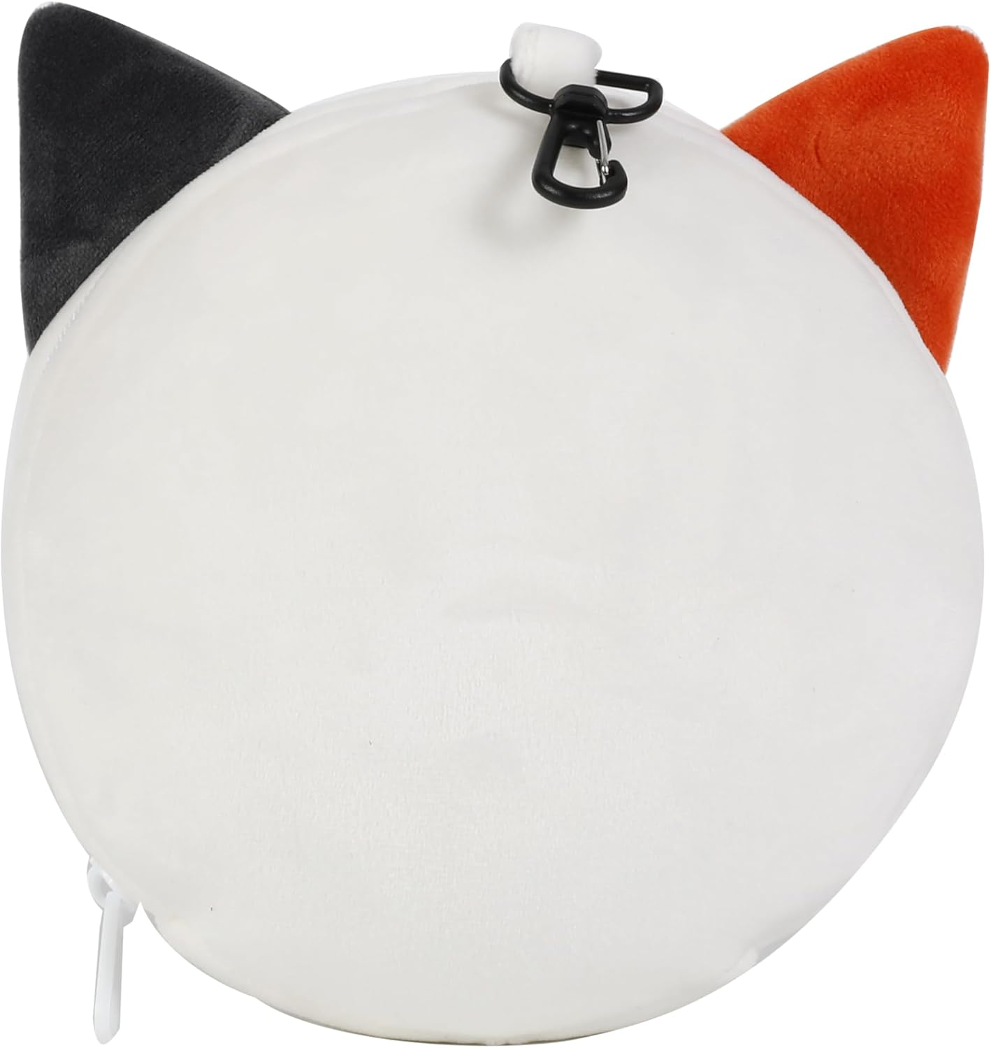 I-TOTAL® Kissen mit Schlafmaske, verschließbares Kissen mit Haken orange Katze
