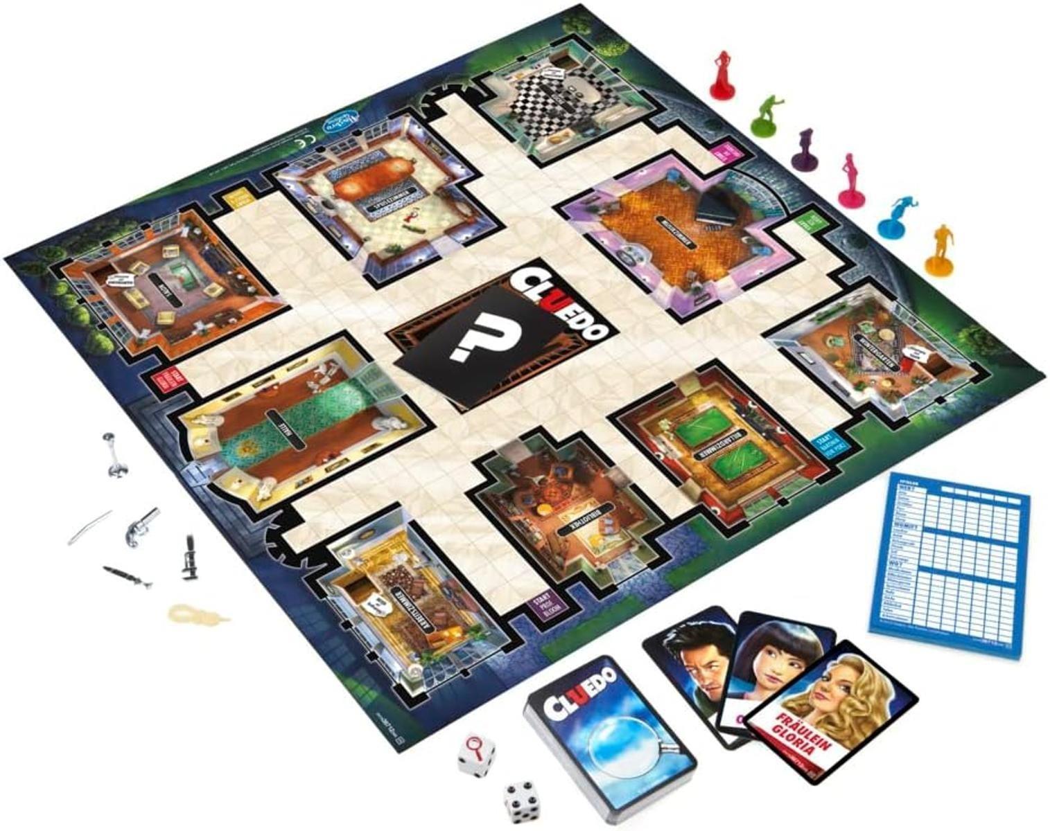Hasbro Cluedo - spannendes Detektivspiel für die ganze Familie, 8 Jahre to 99 Jahre