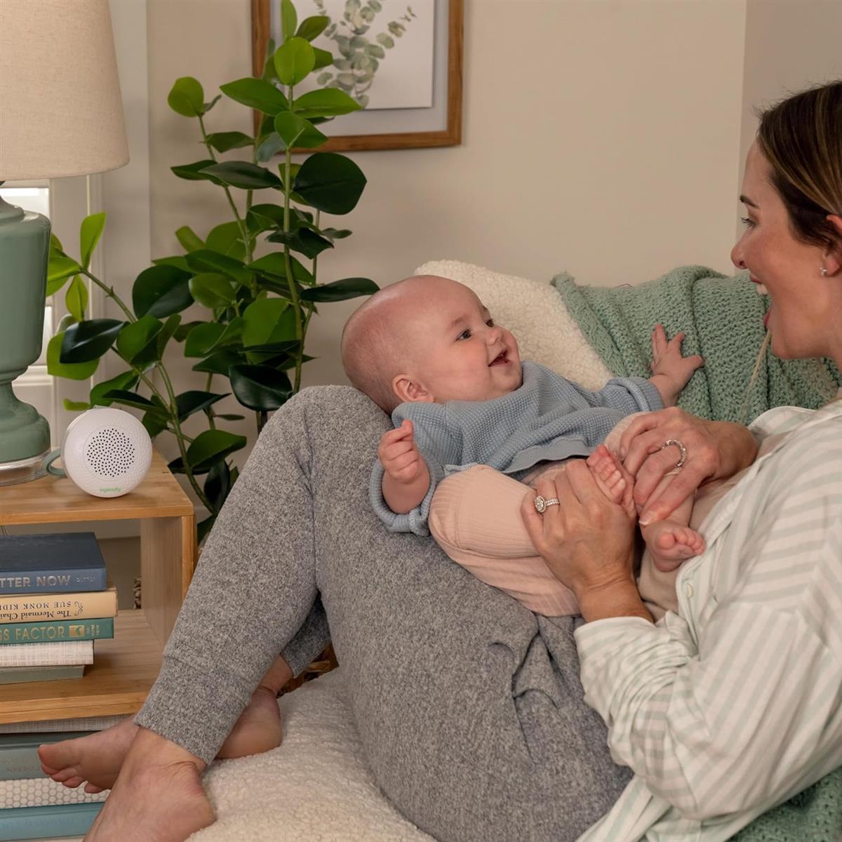 Ingenuity Pock-a-Bye Baby-Beruhiger und Bluetooth-Lautsprecher, Streamen Sie Musik oder vorgeladene Playlists