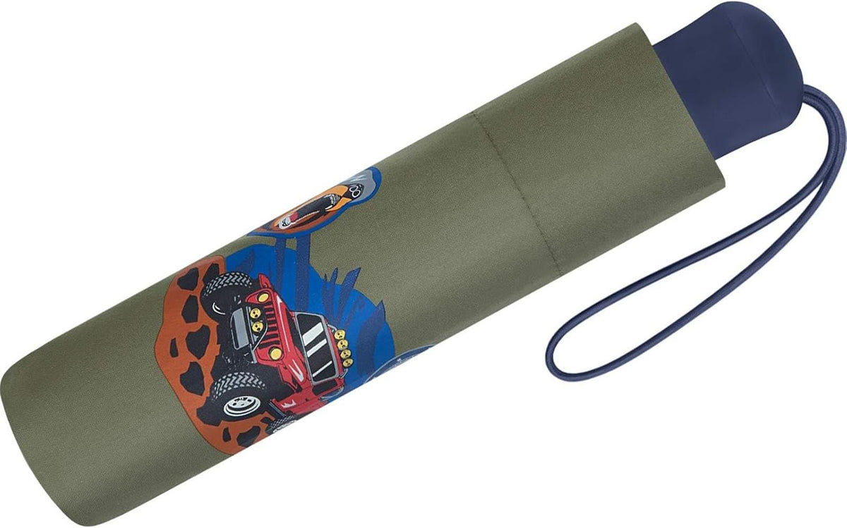 Scout Kinder-Taschenschirm mit reflektierenden Streifen Adventure