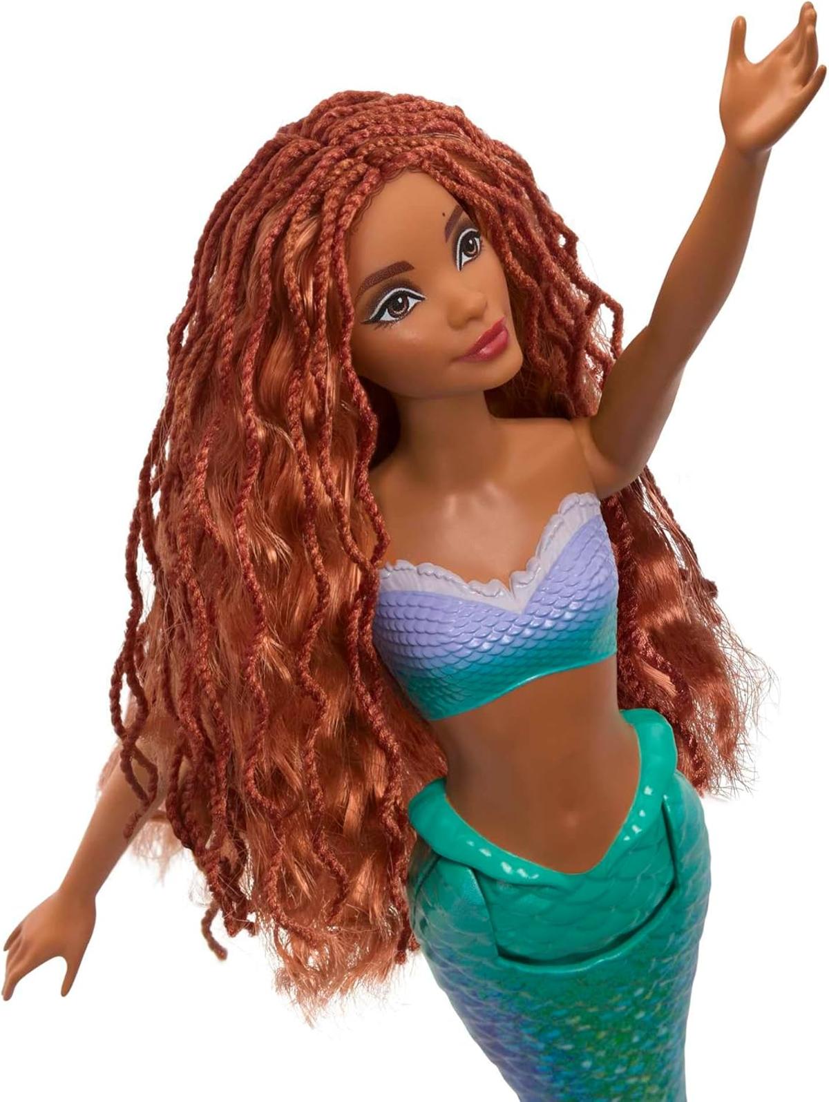 Mattel Disney Arielle Puppe Die kleine Meerjungfrau inspiriert vom Film The Little Mermaid Spielzeug beweglich Disney Geschenke Spielzeug ab 3 Jahre HLX08