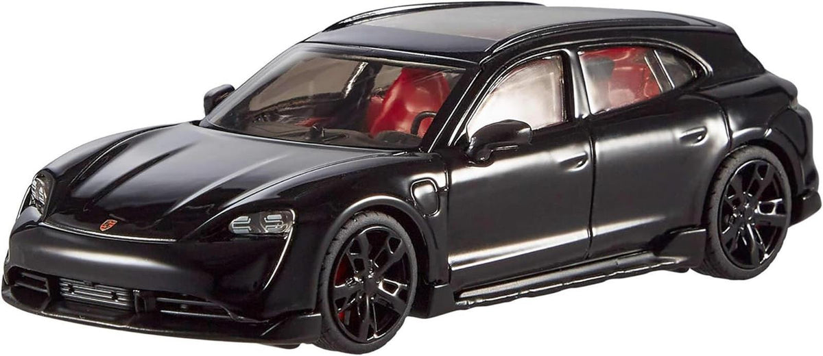 Hot Wheels Premium Porsche Taycan Turbo S Cross Turismo , Fahrzeug im Maßstab 1:43, offiziell lizenzierte Replikate für erwachsene Sammler, Metall-Karosserie und -Fahrgestell