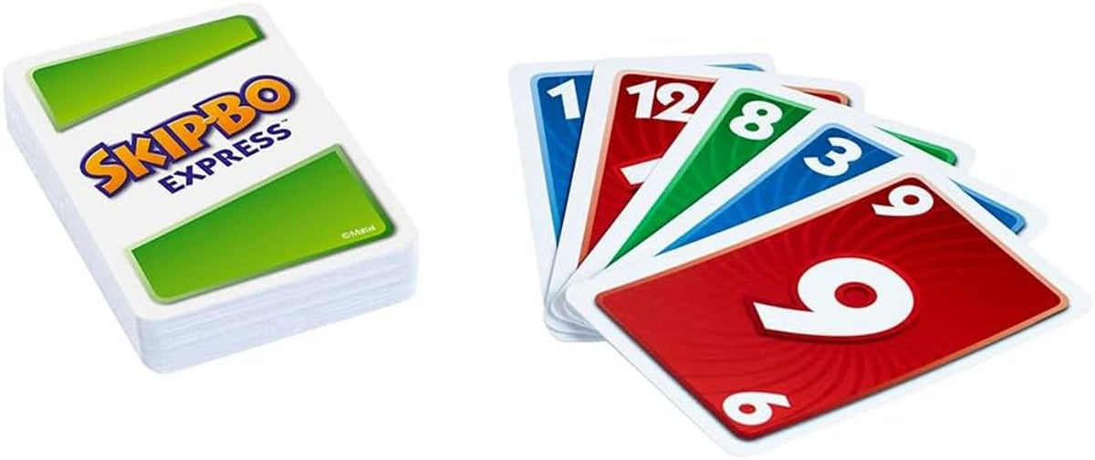 Skip-BO Express Kartenspiel Spielspaß für die ganze Familie