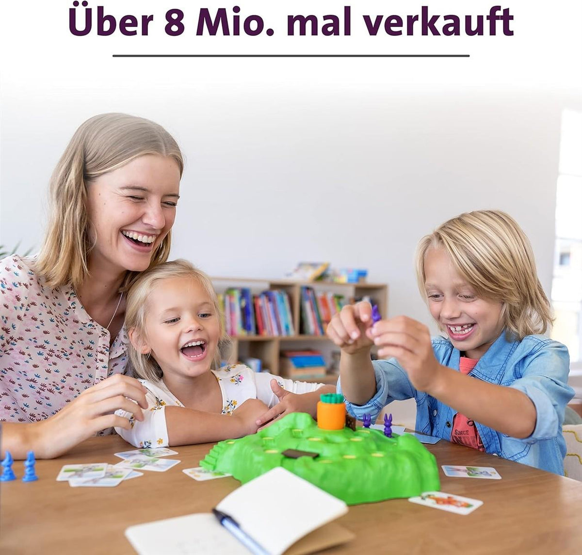 Ravensburger 21556 Lotti Karotti Brettspiel für Kinder ab 4 Jahren Familienspiel für Kinder und Erwachsene Klassiker für 2-4 Spieler