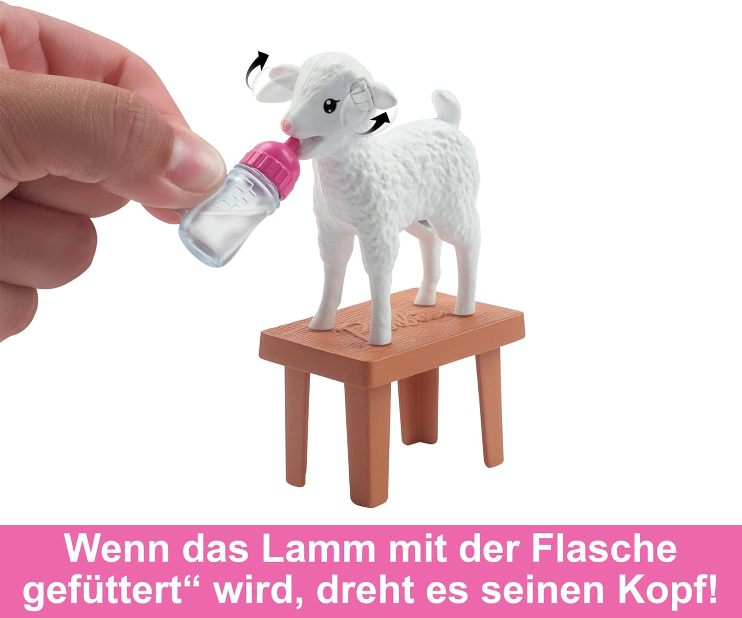 Barbie Puppe zum 65. Jubiläum und 10 Zubehörteile, Hoftierärztin-Set mit Blonder Tierärztin-Puppe, Lamm mit bewegbaren Ohren und mehr, HRG42