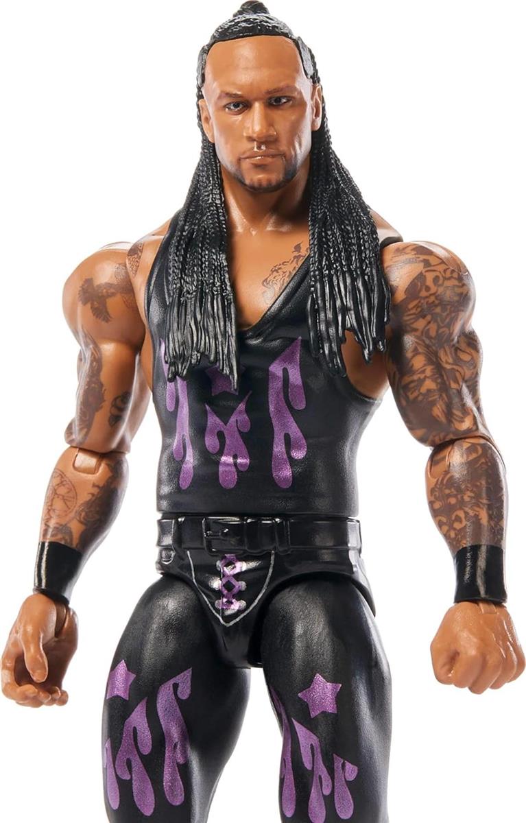 Mattel WWE Actionfiguren und Zubehörteile, ca. 15 cm große Superstar-Sammelfiguren mit 14 Bewegungspunkten und lebensechtem Aussehen (Stile können abweichen), JGD41