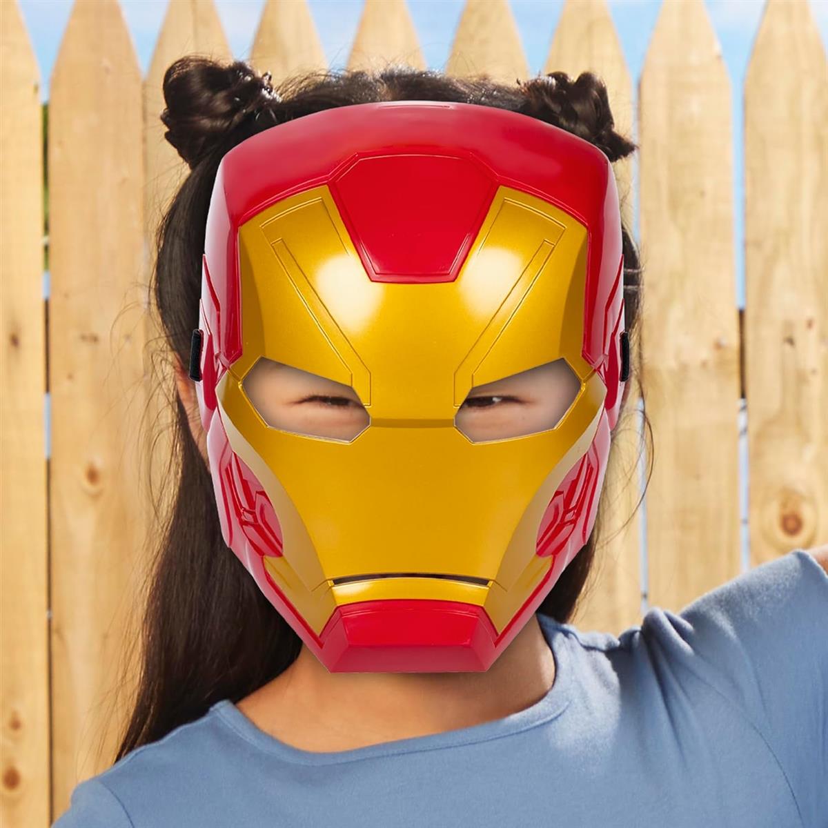 Hasbro Marvel Avengers Multipack, Iron Man & Hulk Masken, Rollenspielzeug im 2er-Pack, flexibel mit Bändern festzumachen, für Kinder ab 5 Jahren