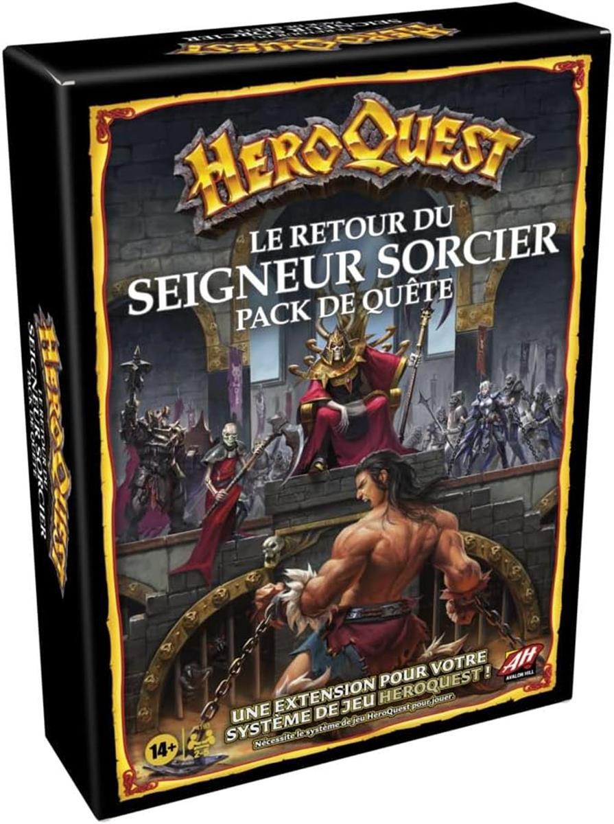 Avalon Hill HeroQuest, Erweiterung Der Rückkehr des Herr Hexer, ab 14 Jahren, HeroQuest Spielsystem erforderlich, F4193801, Mehrfarbig, one Size