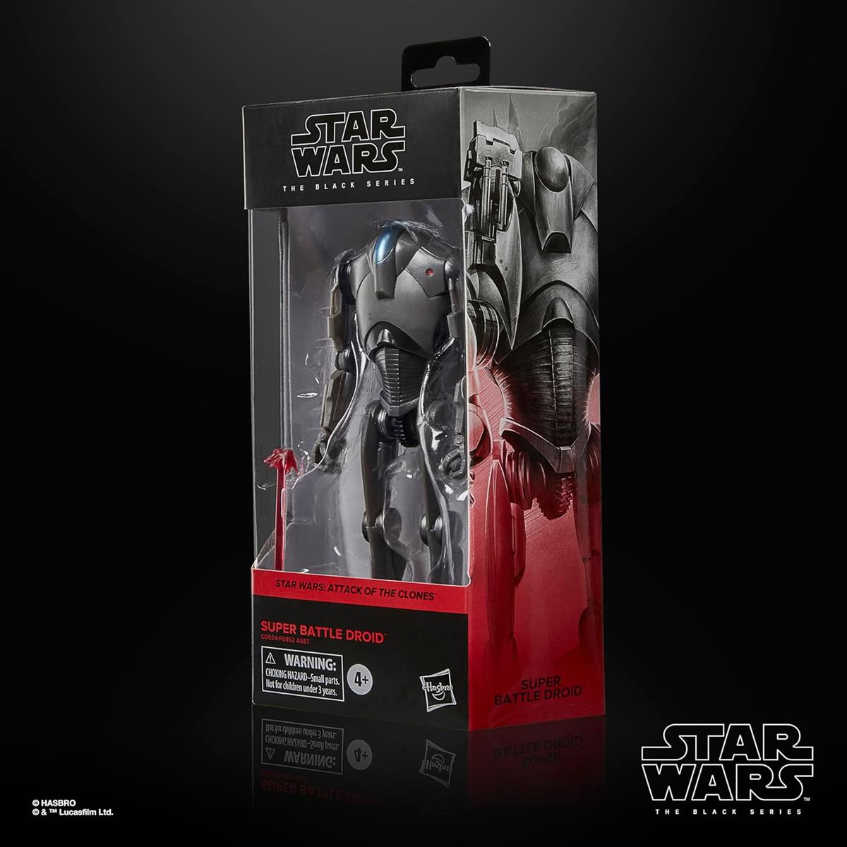 Star Wars The Black Series Super-Kampfdroide, Action-Figur Angriff der Klonkrieger (Skala 15 cm)